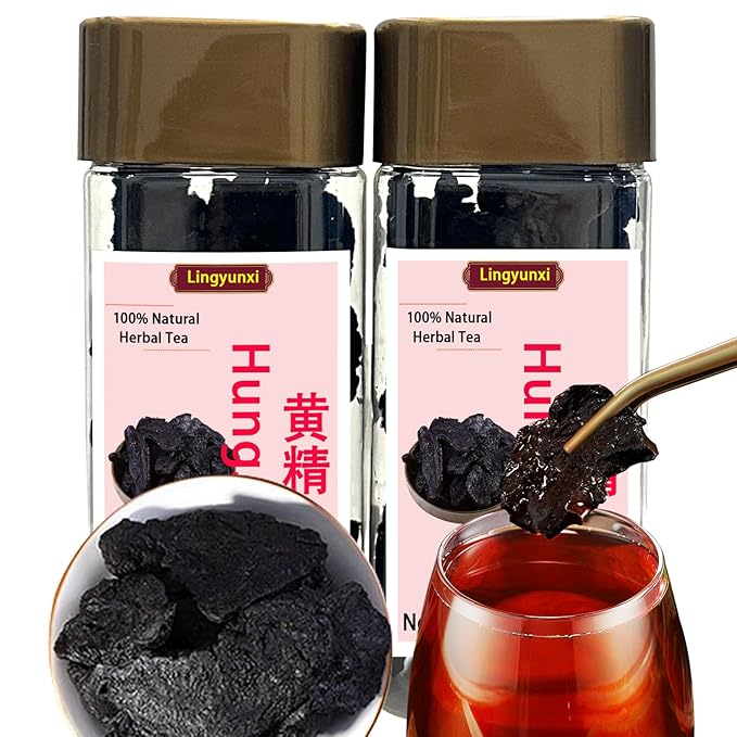 Rhizoma Polygonati Huangjing300g/10.58oz 黄精 Chinese Traditional Method Wild Polygonatum Sibiricum Huang Jing Tea Kidney Tea for Natural Cleanse Women &amp Men 制黄精 九蒸九晒