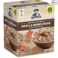 Quakers Instant Oatmeal Maple Brown Sugar Flavor 1.51 oz Packets 40 Count