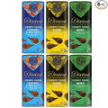 Divine Chocolate Crisp Thins Variety Pack 6-Pack | Dark Chocolate Mini Crisp Thins Milk Chocolate Caramel Crisp Thins &amp Dark Chocolate Crisp Thins | Thin Crunchy Gourmet Chocolate Snacks