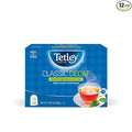 Tetley Classic Blend Decaf Premium Black Tea Decaffinated Tea 72 Tea Bags (Pack of 12) Rainforest Alliance Certified
