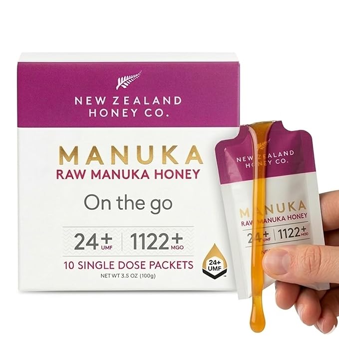 New Zealand Honey Co. Manuka Honey Packets UMF 24+ - 10Pack