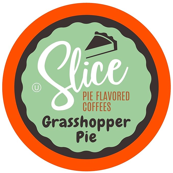 Slice Coffee Flavored Coffee Grasshopper Pie Compatible with K Cup Brewers Including 2.0 40 Count