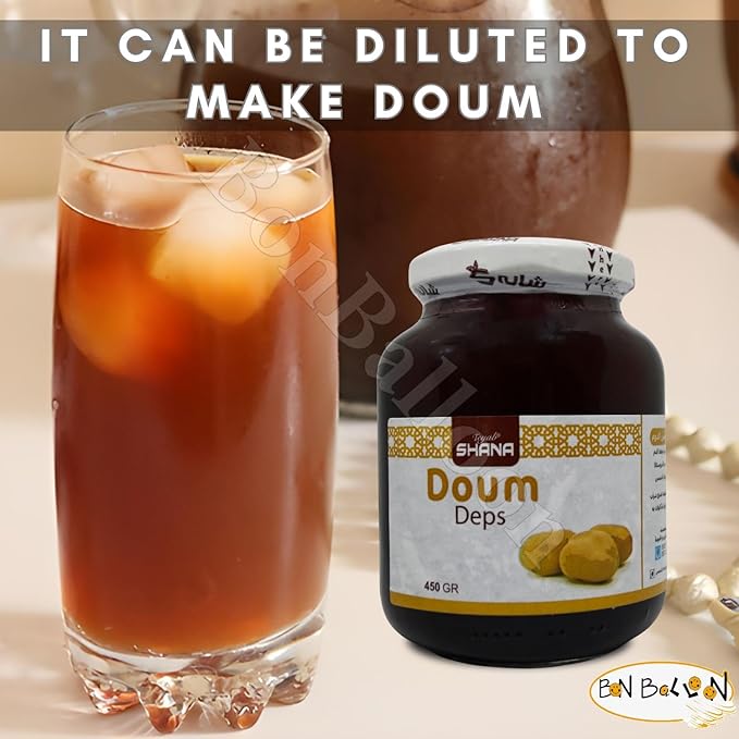 bonballoon Shana Honey Doum Molasses Egyptian Halal Pure Natural Black Strap Blackstrap Syrup Doum Deps Sugar Premium Egypt Arab Non Gmo Kosher (1 Pack = 15.87 oz / 450 gm) شانه عسل دبس الدوم حلال