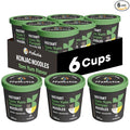 Hethstia Shirataki Noodle Tom Yum Soup Cups- 6-Pack Konjac Angel Hair Pasta Low Carb Ready-to-Eat Tom Yum Noodle Broth Low GI Healthy Asian Ramen Keto-Friendly Holiday Food Gift