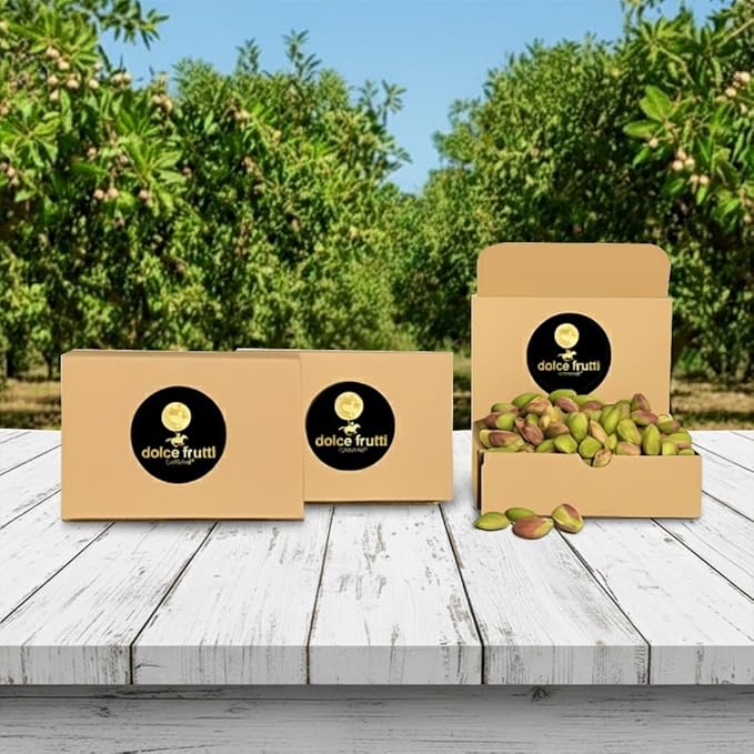 Ramadan Family Dates &amp Nuts Box – 8 Lbs (2 Lbs Each of Premium Barhi &amp Medjool Dates Raw Shelled Pistachios Almonds) – Iftar &amp Suhoor Healthy Snack Ramadan Gift Pack for Families
