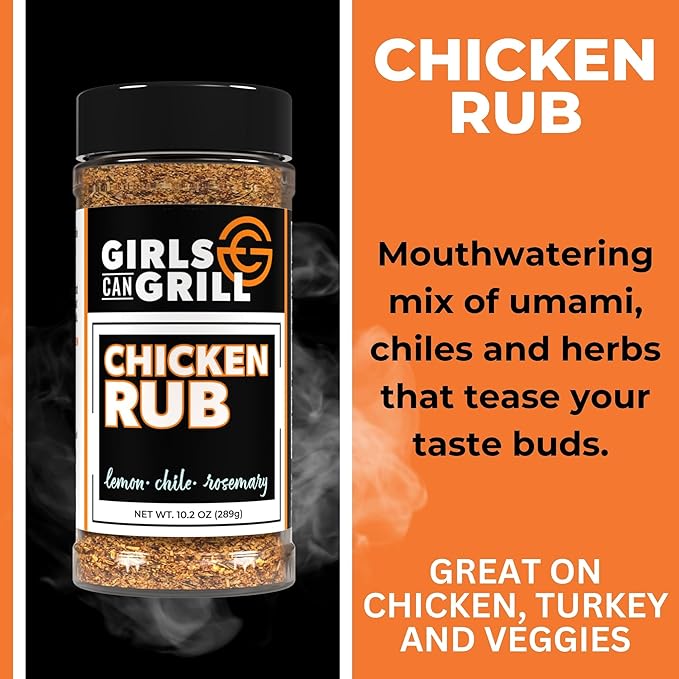 Girls Can Grill BBQ Rub Pitmaster Pack | Award Winning BBQ Seasoning for Beef Chicken Pork Seafood and Veggies