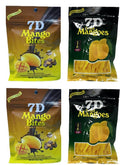 Generic 7 D Dried Mangoes 3.5 oz &amp Mango Bites Dark Chocolate 2.8 oz (Pack of 4 2 of each)