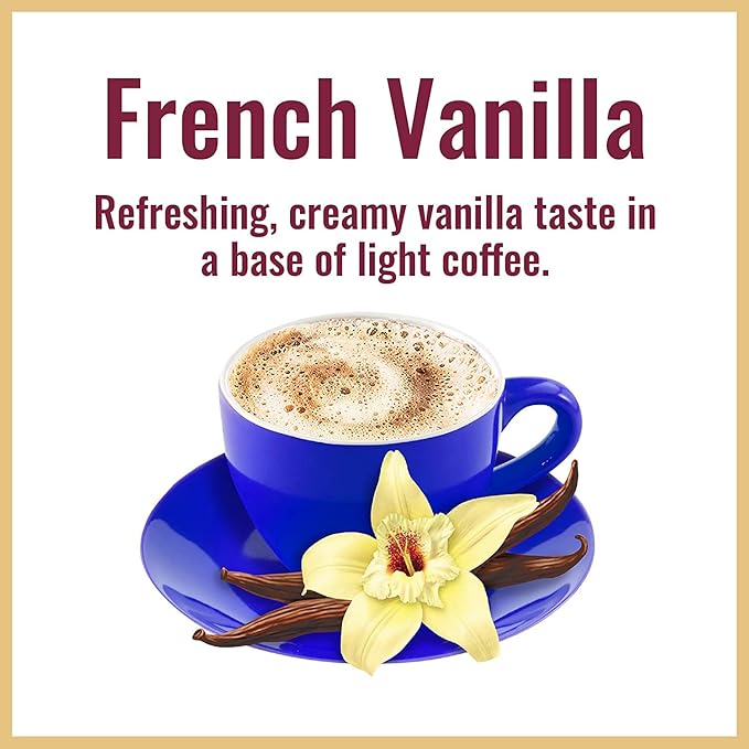Hills Bros Cappuccino French Vanilla 16 Ounce (Pack of 6)