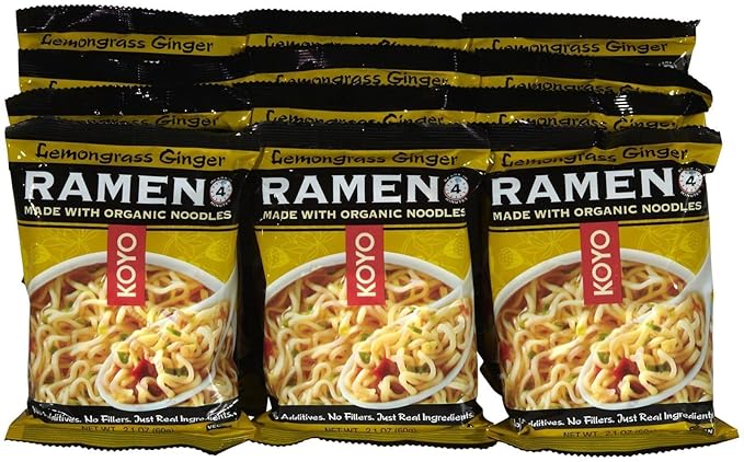 Koyo Lemongrass Ginger Dry Ramen - 2.1 oz - 12 pk