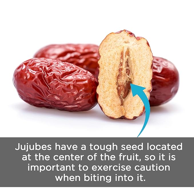 NESTLADY Premium Jujube Date Red Date5LB/2270g Jumbo Value Pack100% Natural Health Snack Dried Fruit Sweet and Chewy