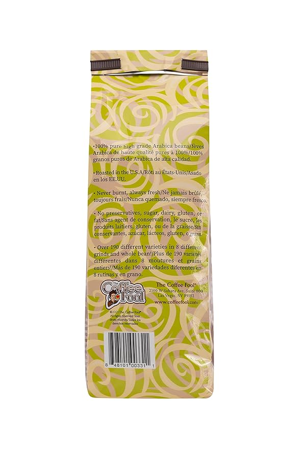 Coffee Fool's Organic Fair Trade Guatemalan Antigua (Whole Bean) (Pack of 2)