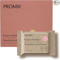 ProMix Nutrition Whey Protein Isolate Puff Bar Low Carb Healthy Snack with Egg Whites - Grass FedGluten Free Low Sugar Soy Free (Strawberries &amp Cream) - 12 Bars