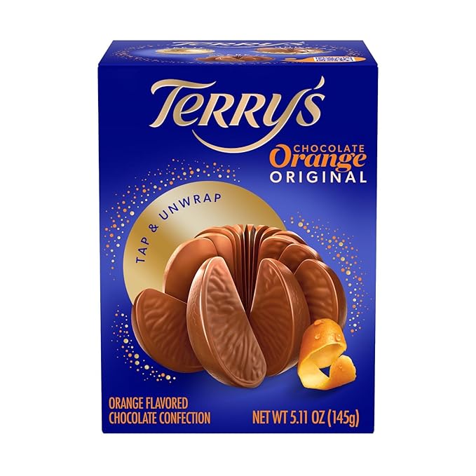 Terry's Milk Chocolate Oranges - Orange of Delicious Tasting Chocolate - Stocking Stuffer and Party Favors - Great for Sharing with Friends and Family