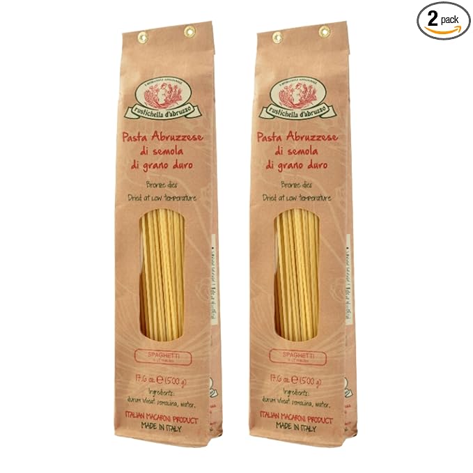 Rustichella D'Abruzzo Spaghetti 500g (Pack of 2)