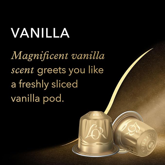 L'OR Espresso Capsules 30 Count Variety Pack Vanilla/Chocolate/Caramel Single-Serve Aluminum Coffee Capsules Compatible with the L'OR BARISTA System &amp *Nespresso Original Machines