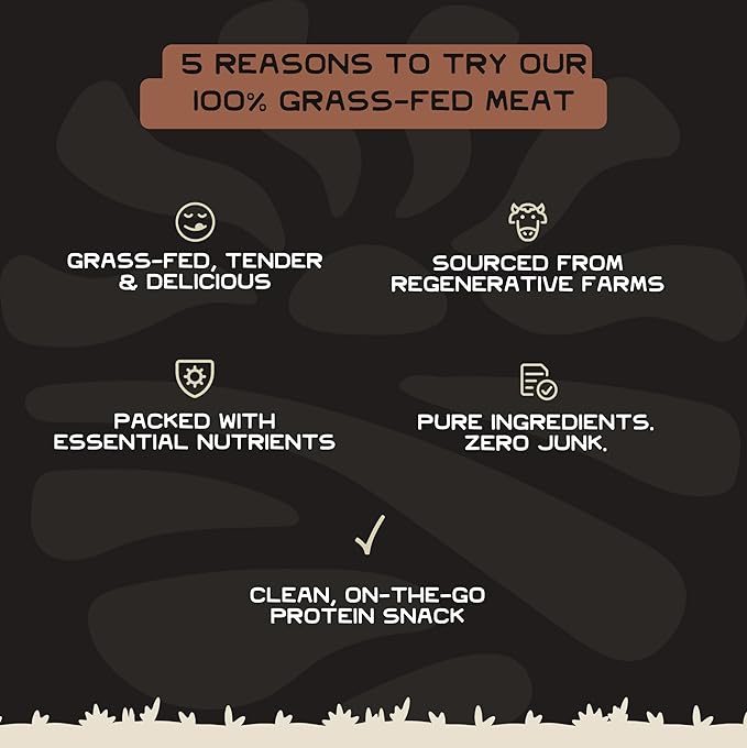 Lineage Provisions 100% Grass Fed Air-Dried Steak - Nutrient-Dense Carnivore Snacks - Tender Beef Jerky Bites - Keto-Friendly Steak Jerky - Zero Sugar Zero Carbs - High Protein Snack - 3-Pack