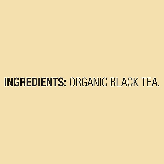 Lipton Organic Tea Bags Tastes Great Hot or Iced Organic Black Tea Can Help Support a Healthy Heart 5.74 oz 72 Count Pack of 5