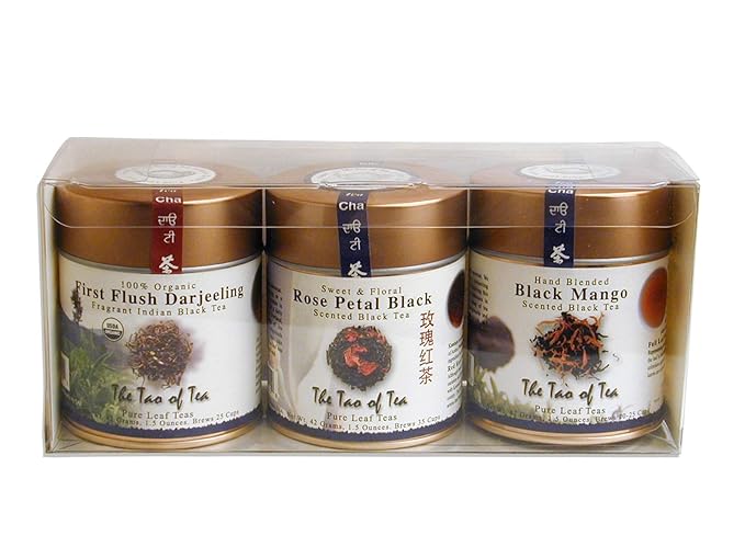 The Tao of Tea Black Tea Sampler 3-Count Box