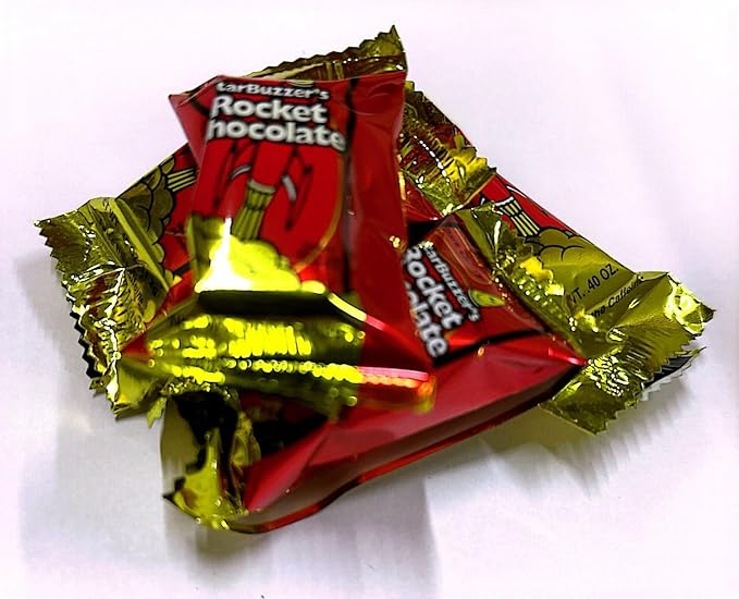 Rocket Chocolate Dark Chocolate Cherry Flavored Caffeinated Chocolate Truffles 50 count Mini