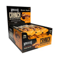 Warrior HIGH PROTEIN BARS (20g Protein each) - Low Carb Low Sugar - Pack of 12 Caramel Crispy Crunch Bars - Dark Chocolate &amp Peanut Butter