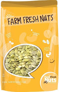 Dry Roasted Pepitas/Pumpkin Seeds with Himalayan Salt (2 Lbs.) - Roasted to Perfection in Small Batches for Added Freshness - Vegan &amp Keto Friendly - Farm Fresh Nuts Brand