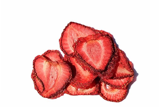 Dehydrated Strawberries - Deliciously Sweet and Nutritious Healthy Snacks / Strawberry Chips/ kids snacks Hikers Delight sweet nutritious and easy to store. They are a good source of vitamin C f