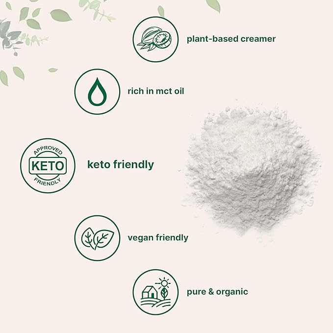 Micro Ingredients Organic Coconut Milk Powder 2 Lb | Plant-Based Creamer for Coffee Tea &amp Smoothies | Pure &amp Rich in MCT | Non-GMO Gluten-Free Keto &amp Paleo Friendly