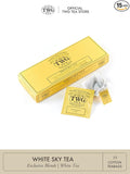 TWG Tea | White Sky Tea | White Tea | Ylang Ylang Flowers | 15 Hand Sewn Cotton Tea Bags | Gift Set