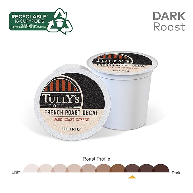 Tully's Coffee House Blend 24-Count K-Cups for Keurig Brewers (Pack of 2)