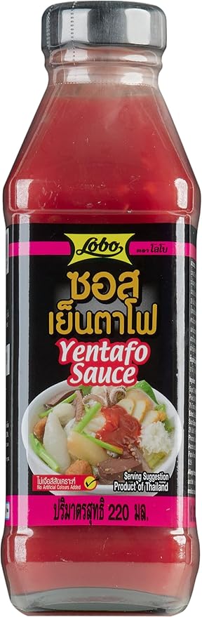 Thai Yen Ta Fo Noodle Sauce 220ml | Authentic Pink Noodle Soup Base | Stir-Fry &amp Rice Seasoning | Bold Thai Flavor | No Artificial Coloring