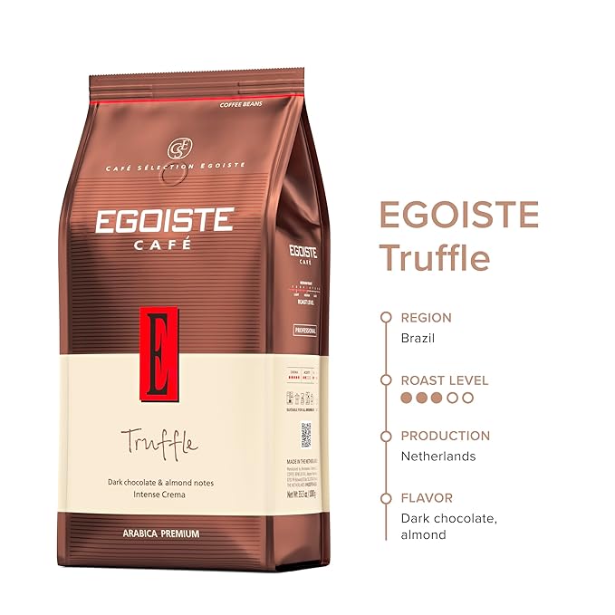 EGOISTE Truffle premium arabica whole coffee beans 2.2 pound (1000g) medium roast