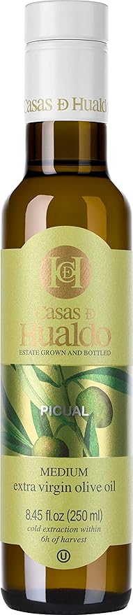 Casas De Hualdo Picual Extra Virgin Olive Oil Imported From Spain (250 ML Pack of 3)