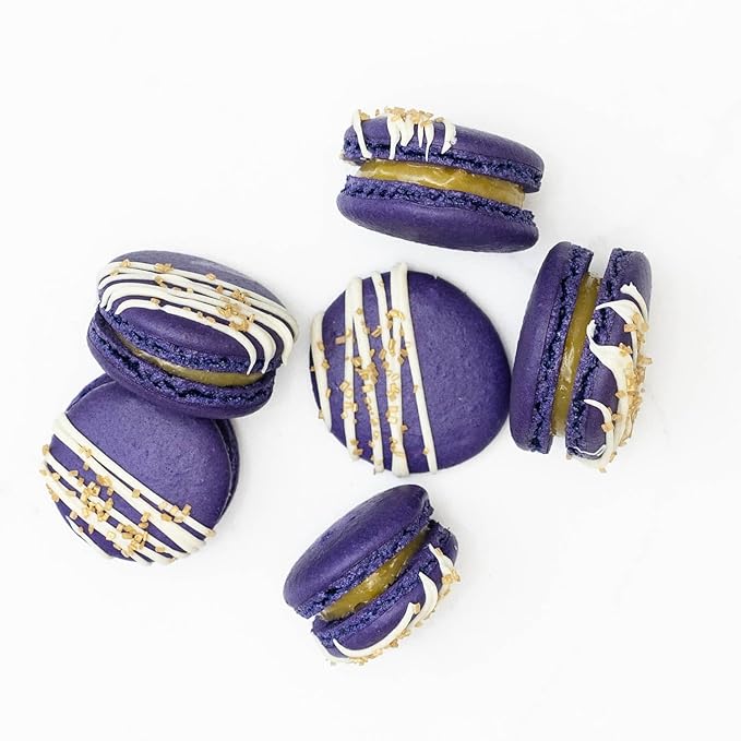 CrumbleCrate Baking DIY Activity Kit - Bake Delicious Lavender Macarons with Lemon Curd with Pre-Measured Ingredients – Best Gift Idea