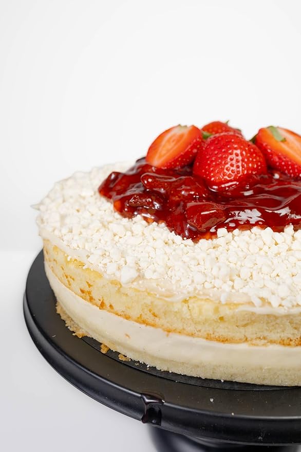 ANDY ANAND CHOCOLATIER Sugar Free White Chocolate Cake Topped With Strawberry Enjoy The Amazing Taste of a Classic Cake Diabetic Friendly Amazingly Delicious Guilt-Free Dessert For Celebrations (2
