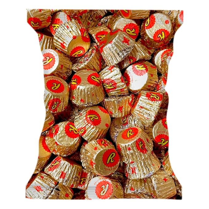 CandyKrave Reses Miniatures Peanut Butter Pie Flavored Peanut Butter Cups Candy - (2LB 90 pieces) Bulk Reesees Cups candies - Bulk chocolate candies for Kids Birthday Parties &amp Easter Parties