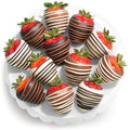 Chocolate Covered Strawberries 12 Dark/Milk/White Delight