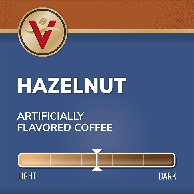 Victor Allen's Coffee Hazelnut Flavored Medium Roast 2 Pack - 12 Count Single Serve Coffee Pods for Keurig K-Cup Brewers