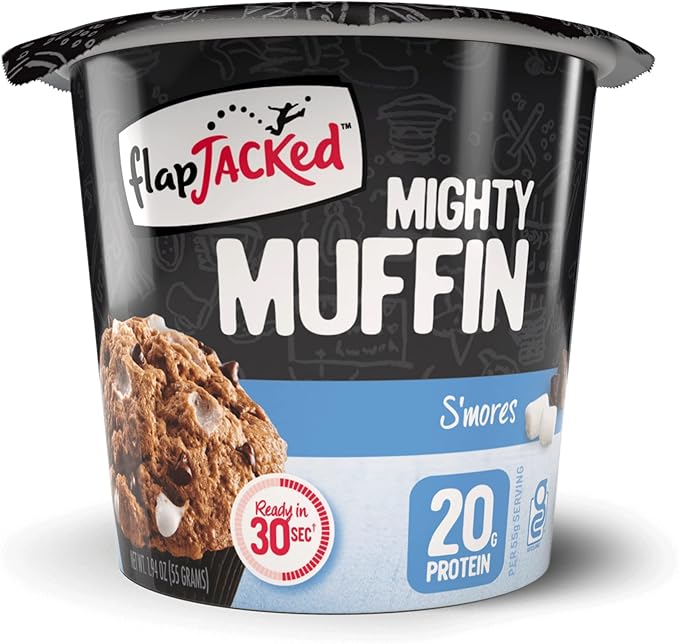 FlapJacked Mighty Muffins Gluten-Free S'mores 12 Pack