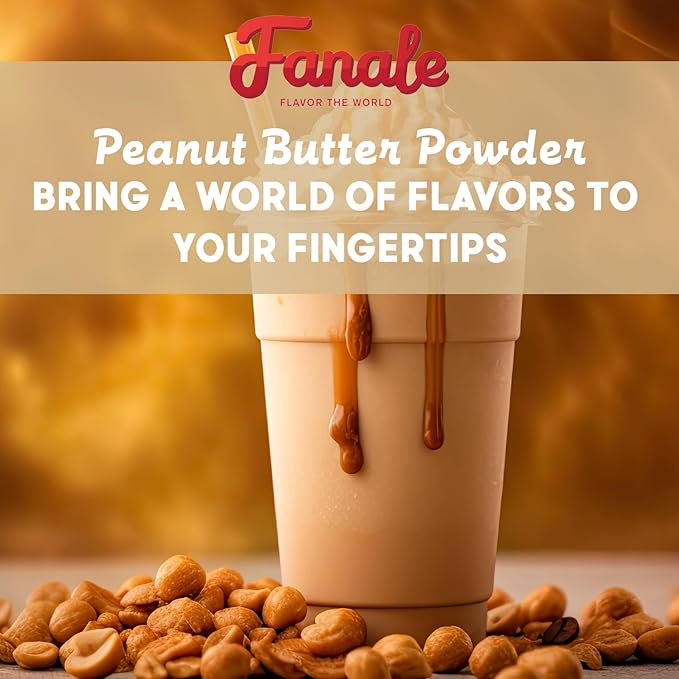 Fanale Premium Peanut Butter Bubble Tea Flavoring Powder | Perfect for Baking Smoothies Desserts and Drinks | Instant Flavoring Powder for Boba Milk Tea - 2.2 Pounds (Pack of 1)