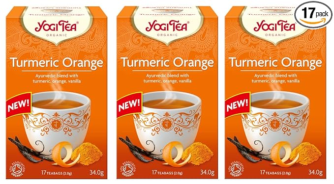 'Yogi Tea Turmeric Orange 17 Tea Bags 34 g