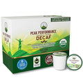 USDA Organic Decaf Coffee Pods - Compatible with K-Cup and Keurig Machines - High Altitude Decaf Coffee - Fair Trade Beans Medium Roast Single Serve Decaffeinated 24 Count Recyclable Cups