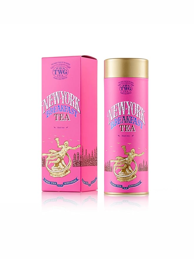 TWG Tea | New York Breakfast Tea | Black Tea | Cocoa Husk | Haute Couture Tin 100g | Gift Set