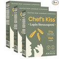 Chef’s Kiss Protein Strozzapreti | 24g Protein High Fiber | Gluten Free Plant-Based Lower Carb Pasta Made from Lupins | No Fillers No Gums | Nutrient Dense High Protein | Non GMO | 3-pack (8 oz)
