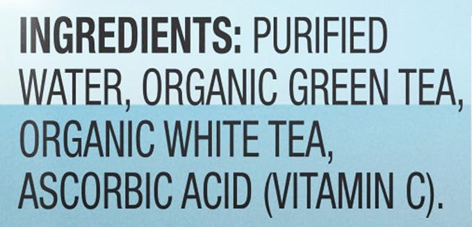 Teas' Tea Unsweetened Green White Tea 16.9 Ounce (Pack of 12) Organic Sugar Free 0 Calories
