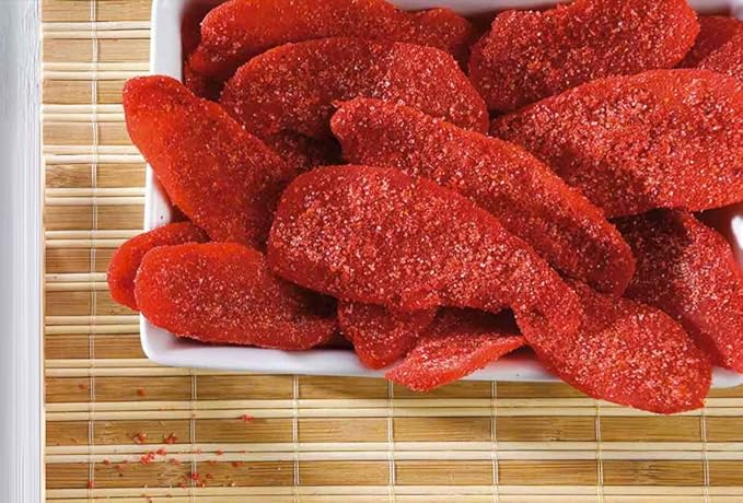 Tuky Spicy Mango Slices 5Lb Bulk Deal Chili covered sweet Snacks Appetizers real fruit great Flavored
