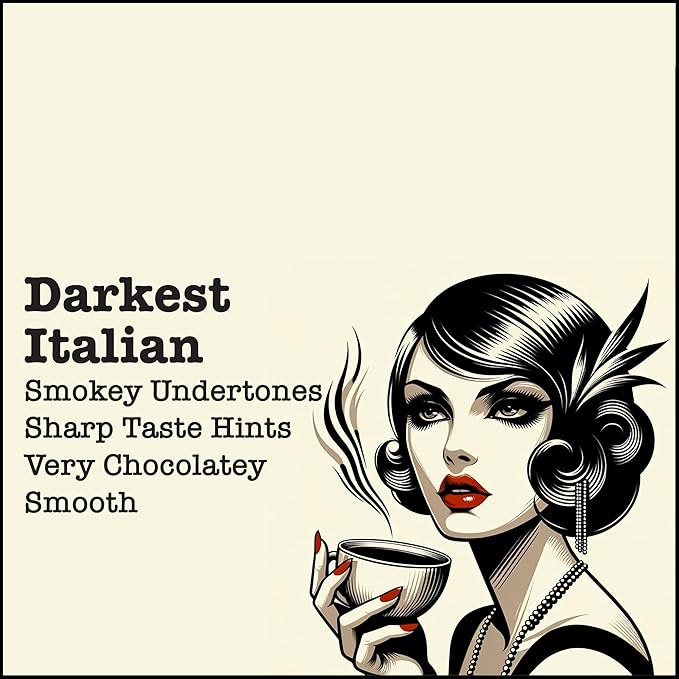 100% Jamaican Blue Mountain Italian Roast Coffee K-Cup Compatible - JACRA Certified - Cafecito Lady