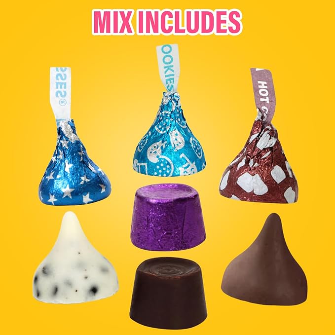 2lb Pack of Candy Individually Wrapped Ideal Assorted Chocolate for Gifting and Treats Perfect Chocolate Mix for Stocking Stuffers