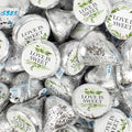 85 Pcs Wedding Candy Party Favor Kisses Chocolate (13.6oz) Botanical Love Is Sweet