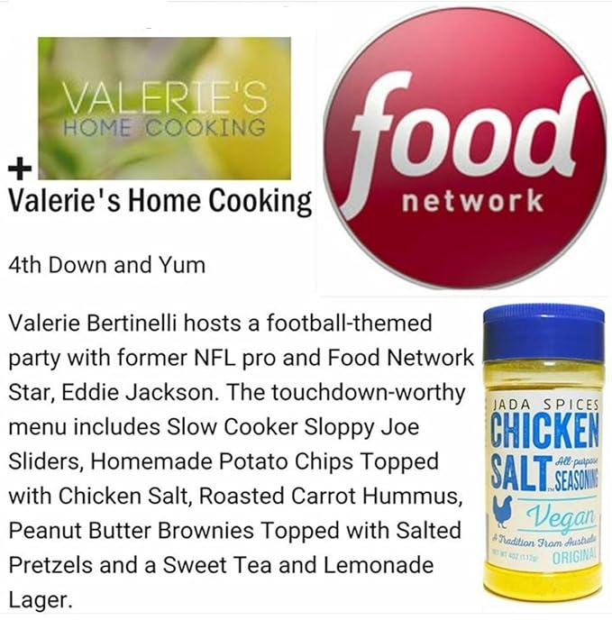 JADA Spices Chicken Salt Spice and Seasoning - Original Flavors 3 PACK - Vegan Keto &amp Paleo Friendly - Perfect for Cooking BBQ Grilling Rubs Popcorn and more - Preservative &amp Additive Fre