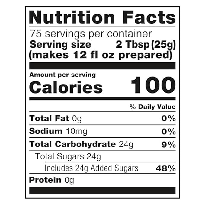 Lipton Lemon Sweetened Iced Tea Mix Makes 28 Quarts (Pack of 2)